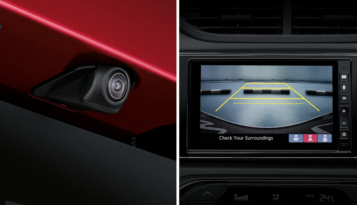 Multi-Angle Rearview Camera กล้องส่องภาพด้านหลังปรับมุมมอง 3 ระดับ