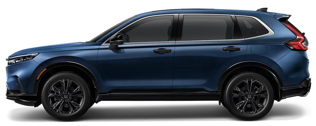 Honda CR-V e:HEV สีน้ำเงินแคนยอนริเวอร์ (เมทัลลิก) (B-640M)