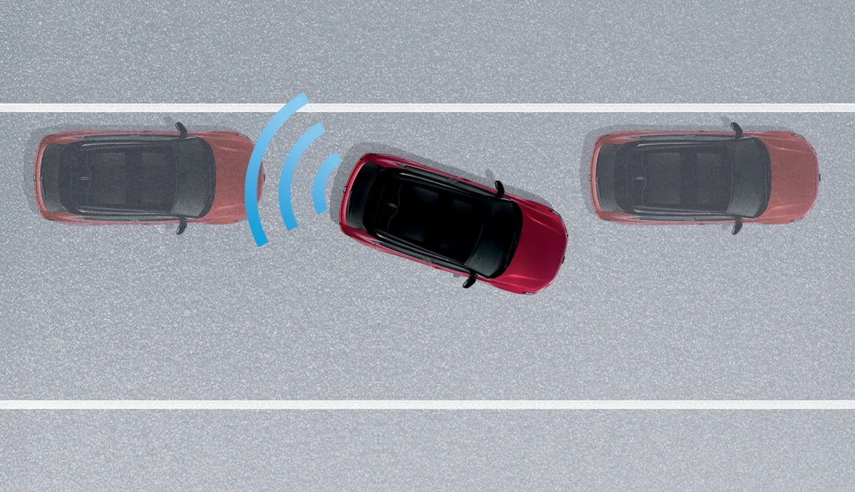 เซนเซอร์กะระยะด้านหลัง 4 จุด (4-Position Rear Parking Sensors)