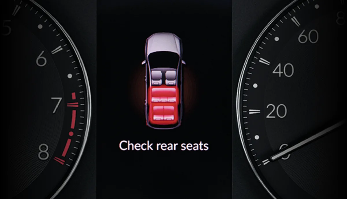 ไฟเตือนเบาะนั่งด้านหลัง (Rear Seat Reminder)