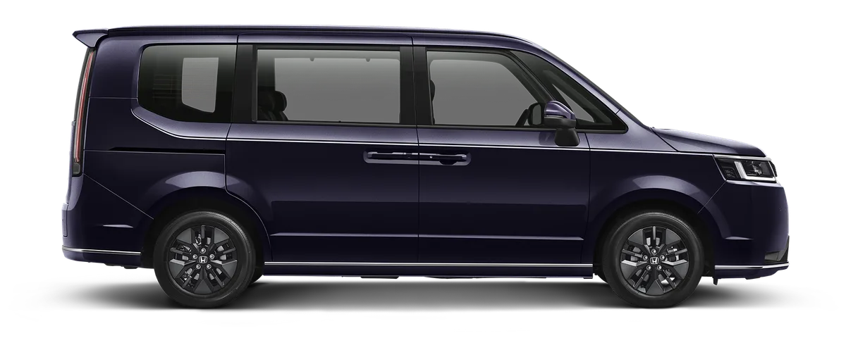 Honda STEP WGN e:HEV สีดำทไวไลต์มิสต์ (มุก) (PB-93P)