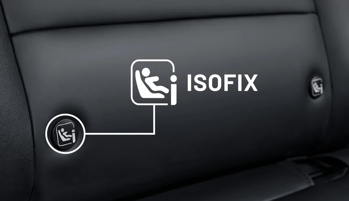 จุดยึดเบาะนั่งสำหรับเด็ก (ISOFIX & Child Anchor)